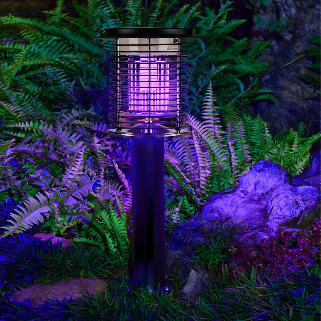 MosquitoShield - Lampe Anti-Moustiques LED Solaire & USB - Éclairage Étanche et Efficace