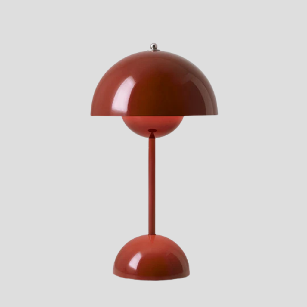 Lampe de table en métal sans fil