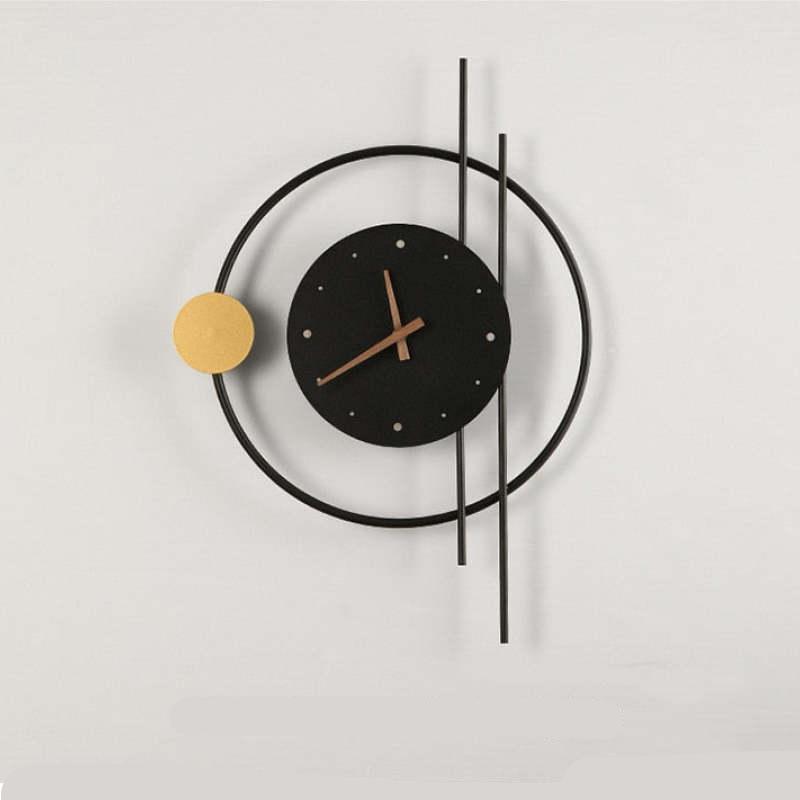 LumiTime - Horloge Mural Chic avec Éclairage LED
