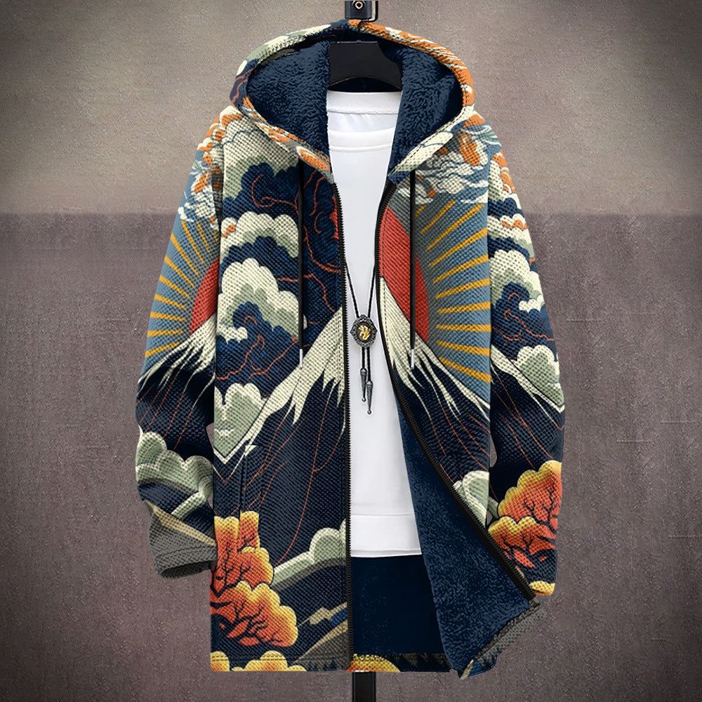 Gilet rétro colorblock pour hommes