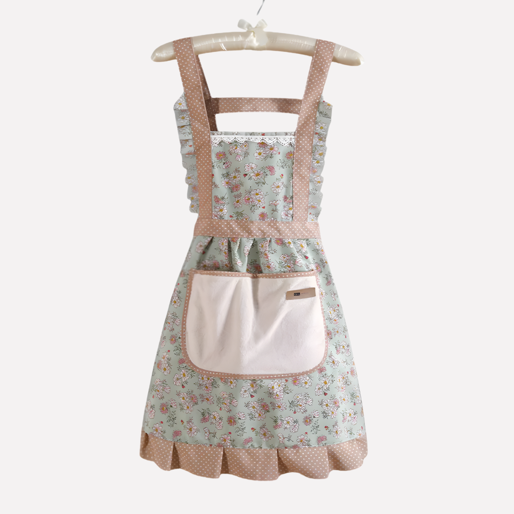 Tablier de cuisine floral