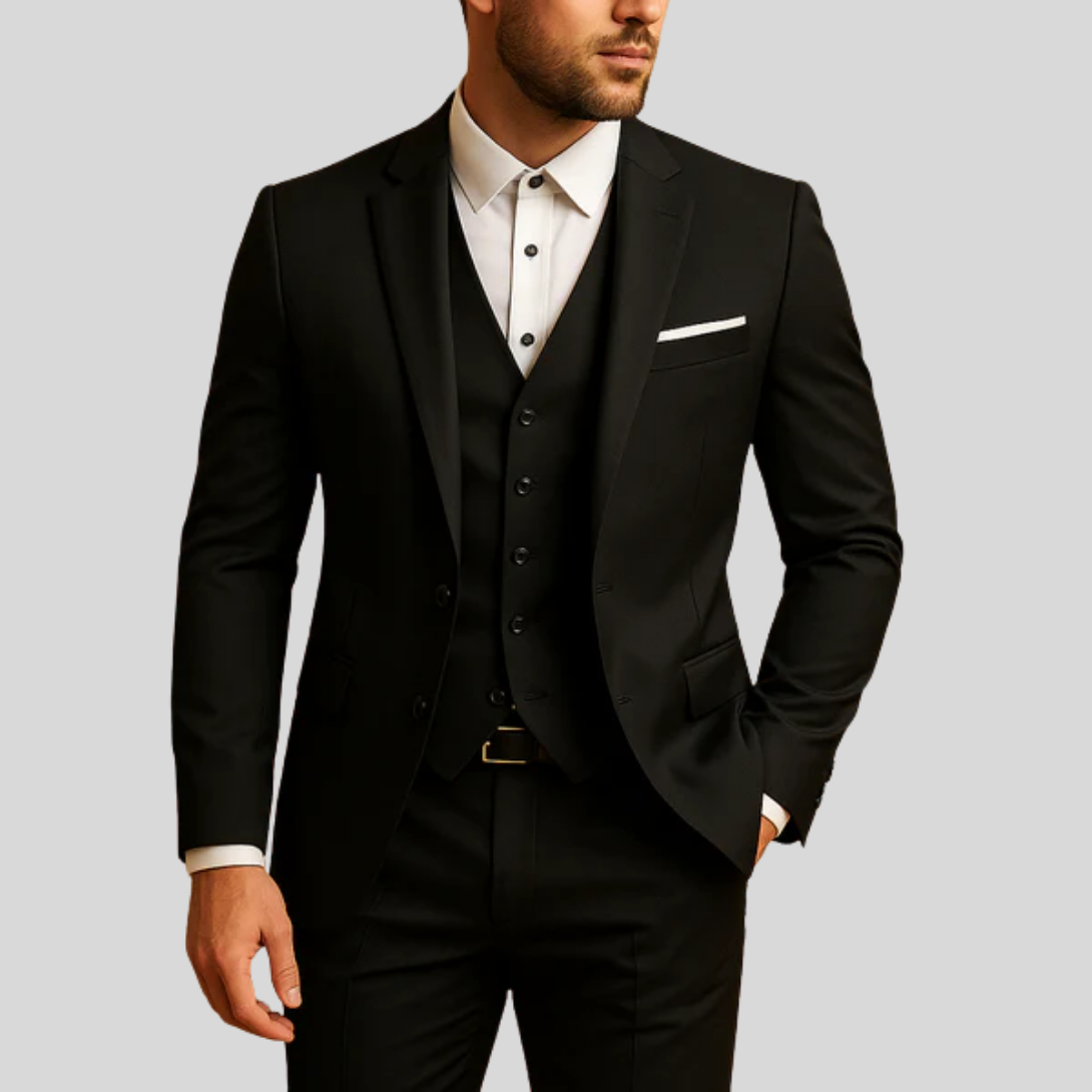Costume 3 Pièces Slim-Fit pour Homme