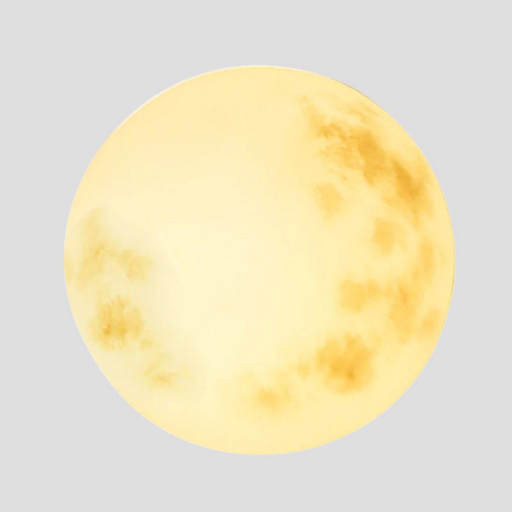 Lampe de jardin en forme de lune