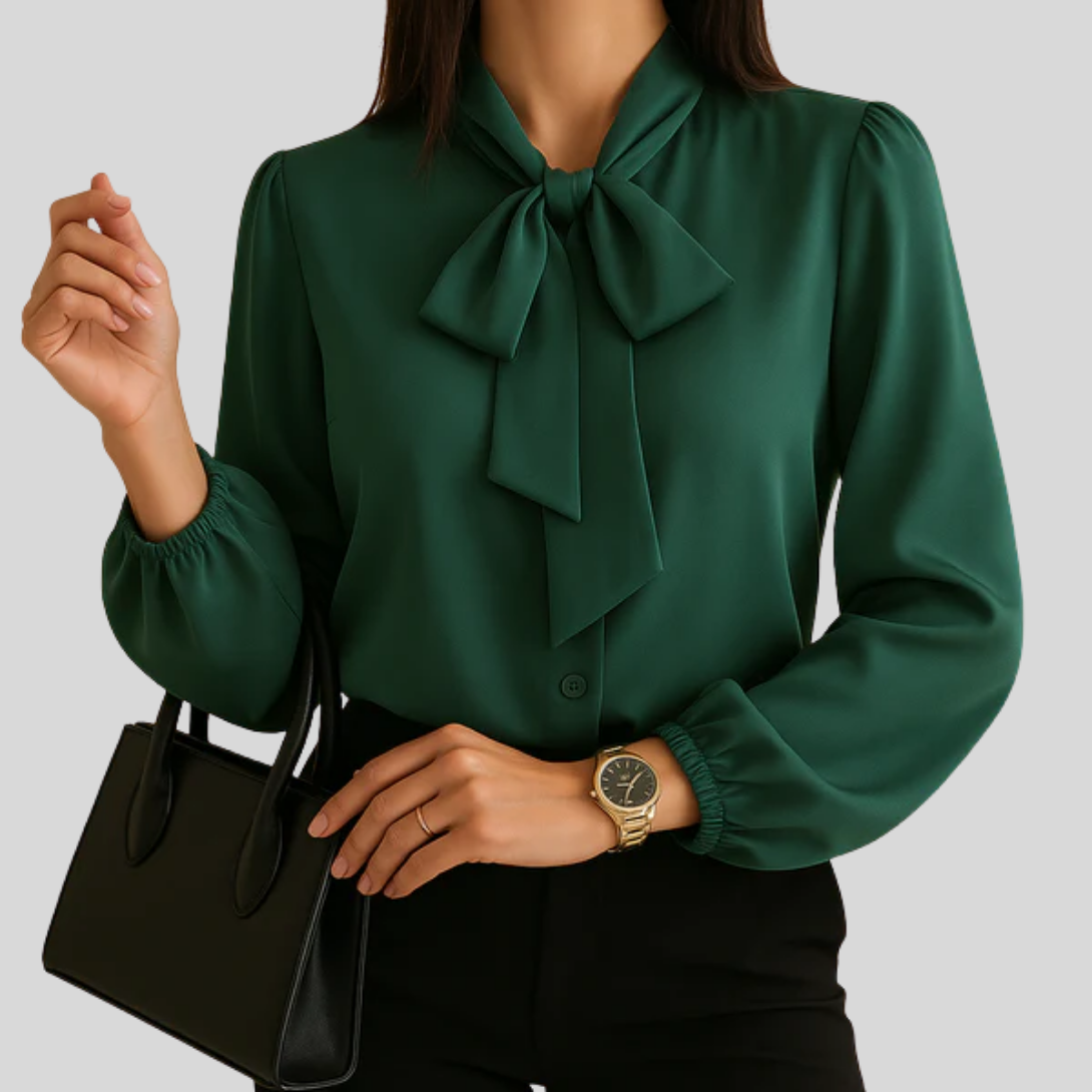 Blouse pour Femme avec Détail Noeud