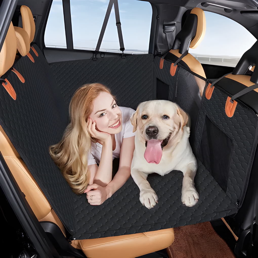 Extension de siège de voiture pour chien avec sol dur