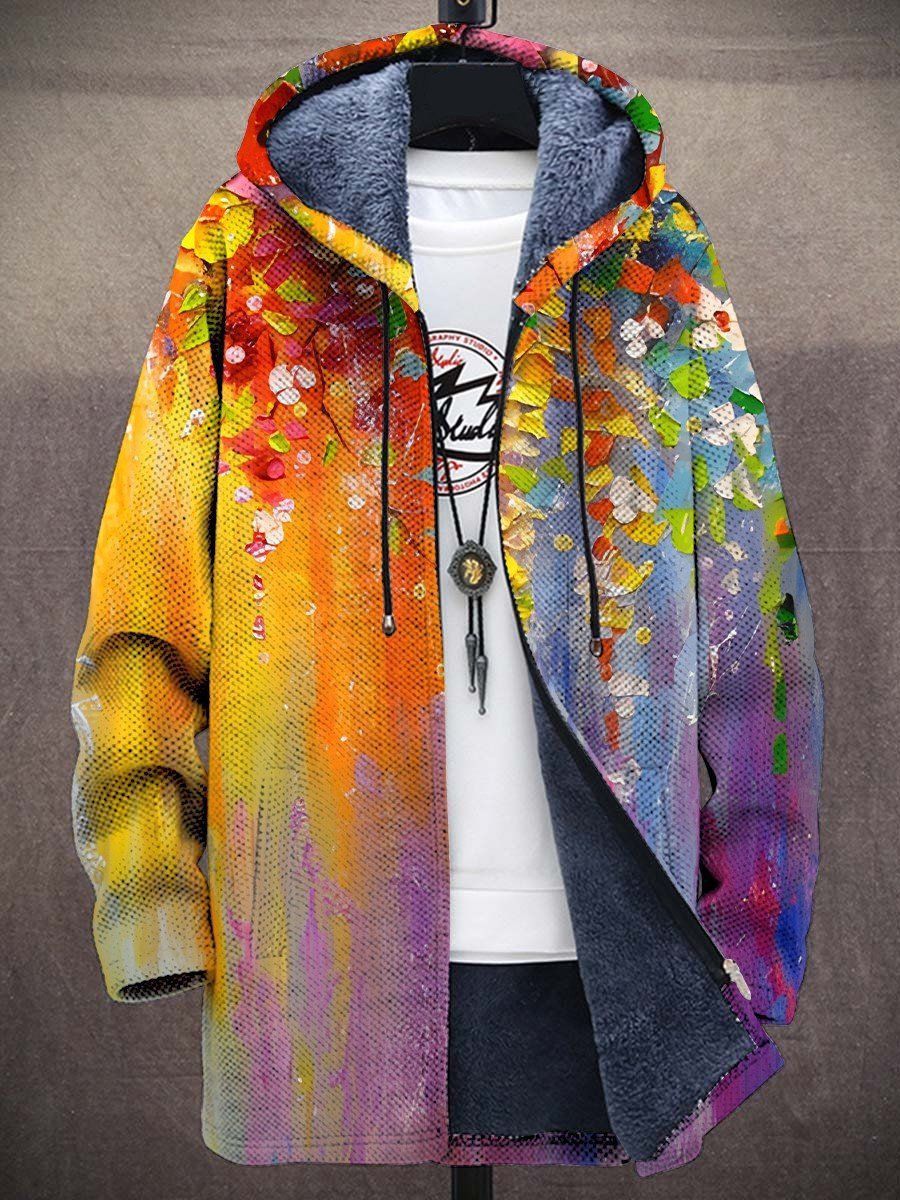 Gilet rétro colorblock pour hommes