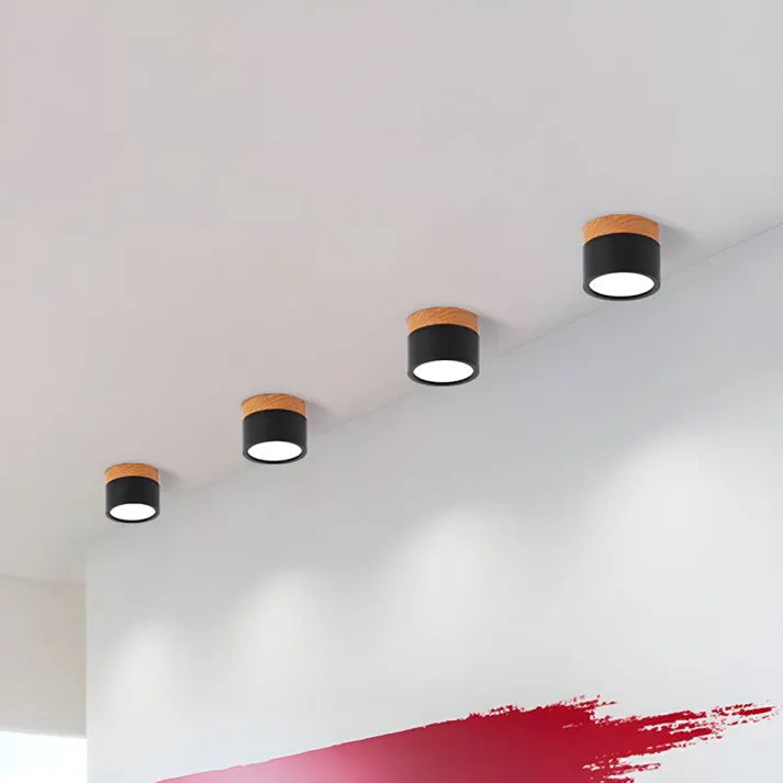 LumiZénith - Plafonnier LED Cylindrique pour Couloir Modern et Énergétiquement Efficace