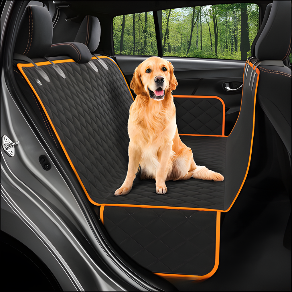 Extension de siège de voiture pour chien avec sol dur