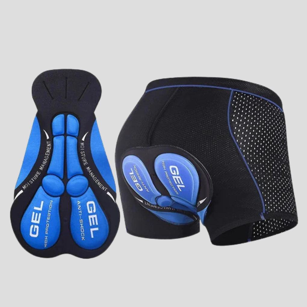 Sous-short de cyclisme unisexe rembourré en gel