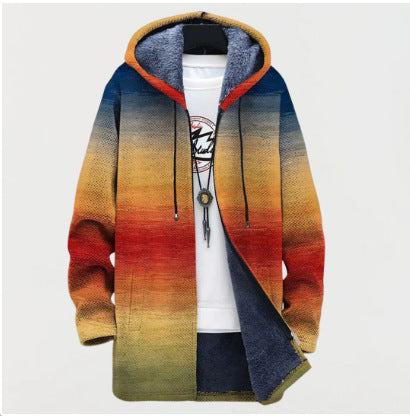 Gilet rétro colorblock pour hommes