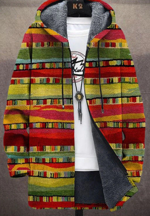 Gilet rétro colorblock pour hommes