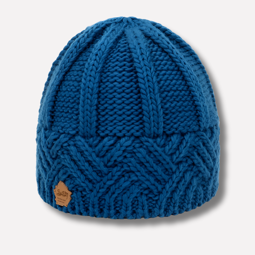 Bonnet en maille pour femme