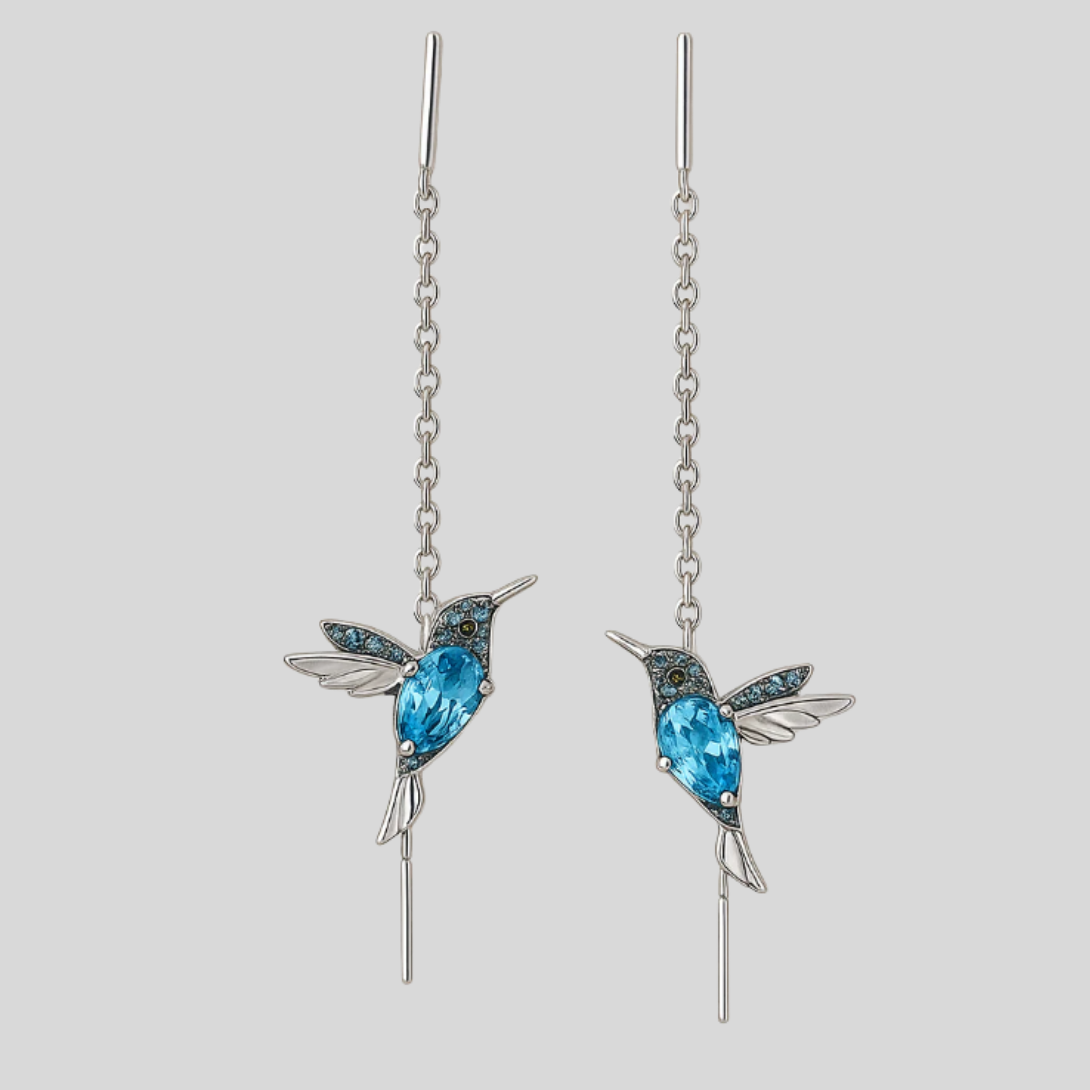 Boucles d’Oreilles Colibri pour Femme