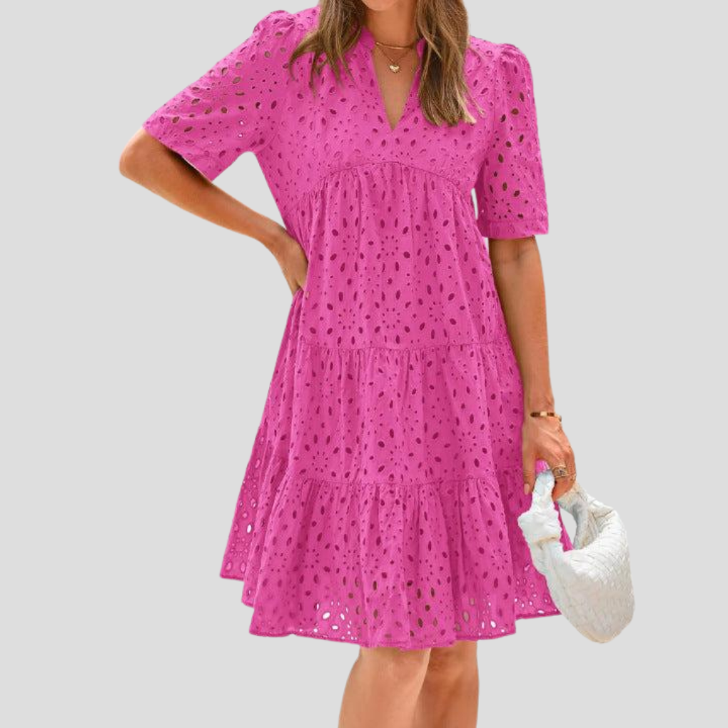 Robe d'été en crochet pour femme