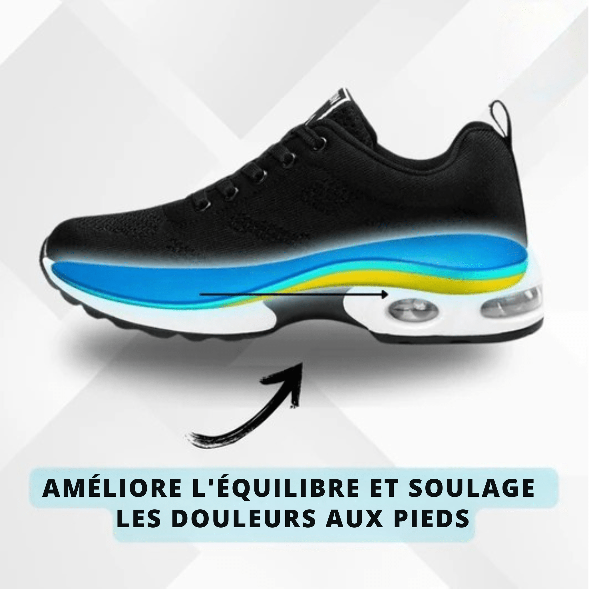 ErgoBoost - Chaussures de sport pour un soutien idéal et un confort ultime
