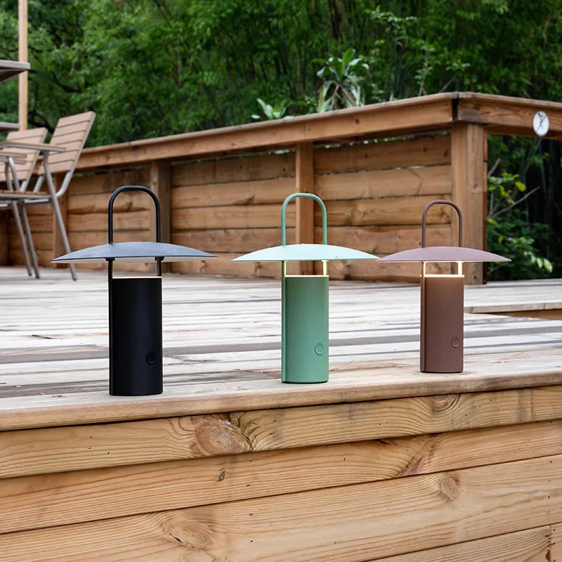 ÉclatExterieur - Lampe Portable Rechargeable USB Dimmable à Ambiance Évolutive pour Jardin