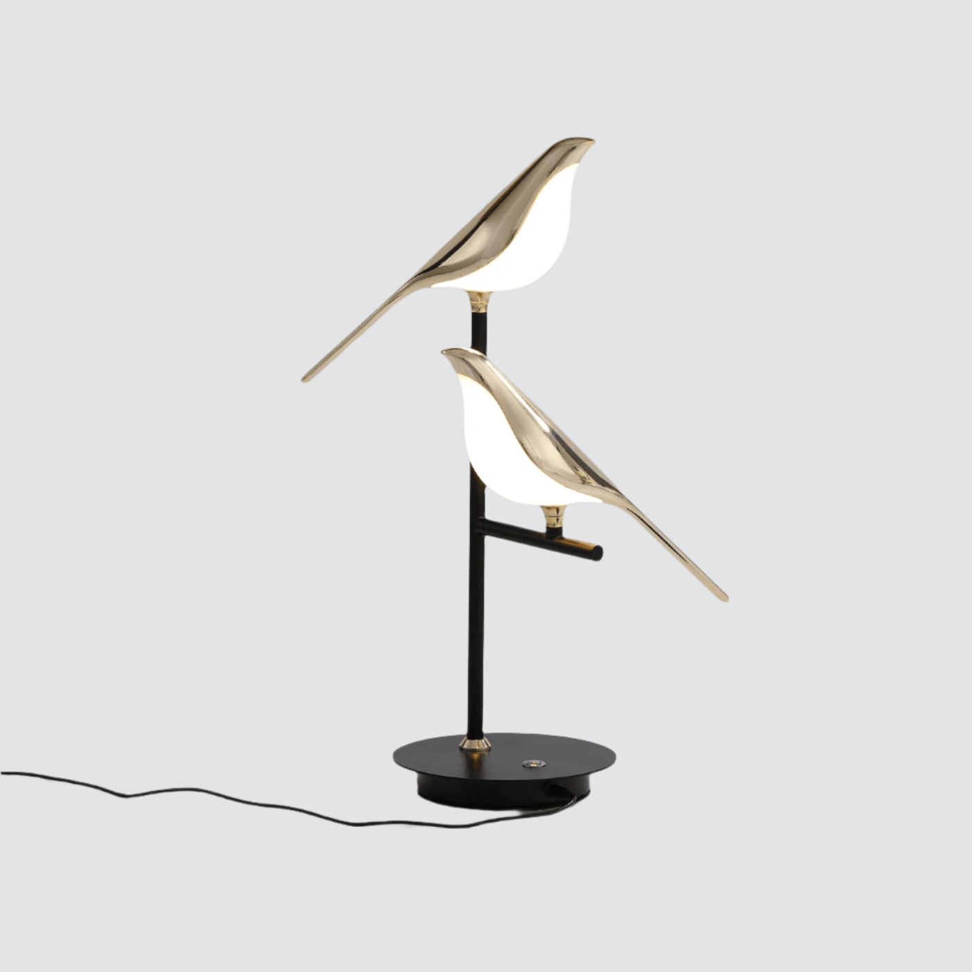 LumièreChic - Lampe de bureau LED moderne en or galvanisé