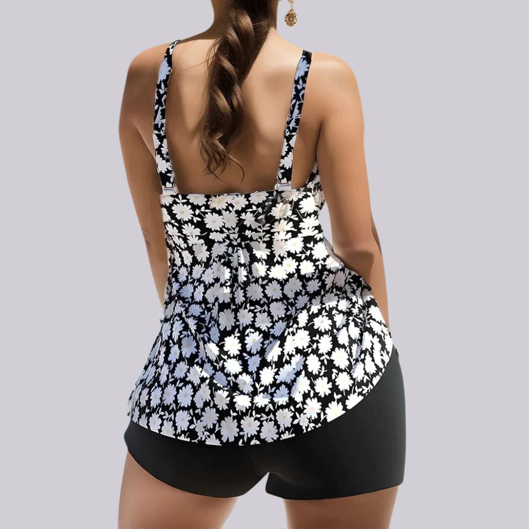 Oasis | Tankini avec Imprimé Tropical et Short Assorti