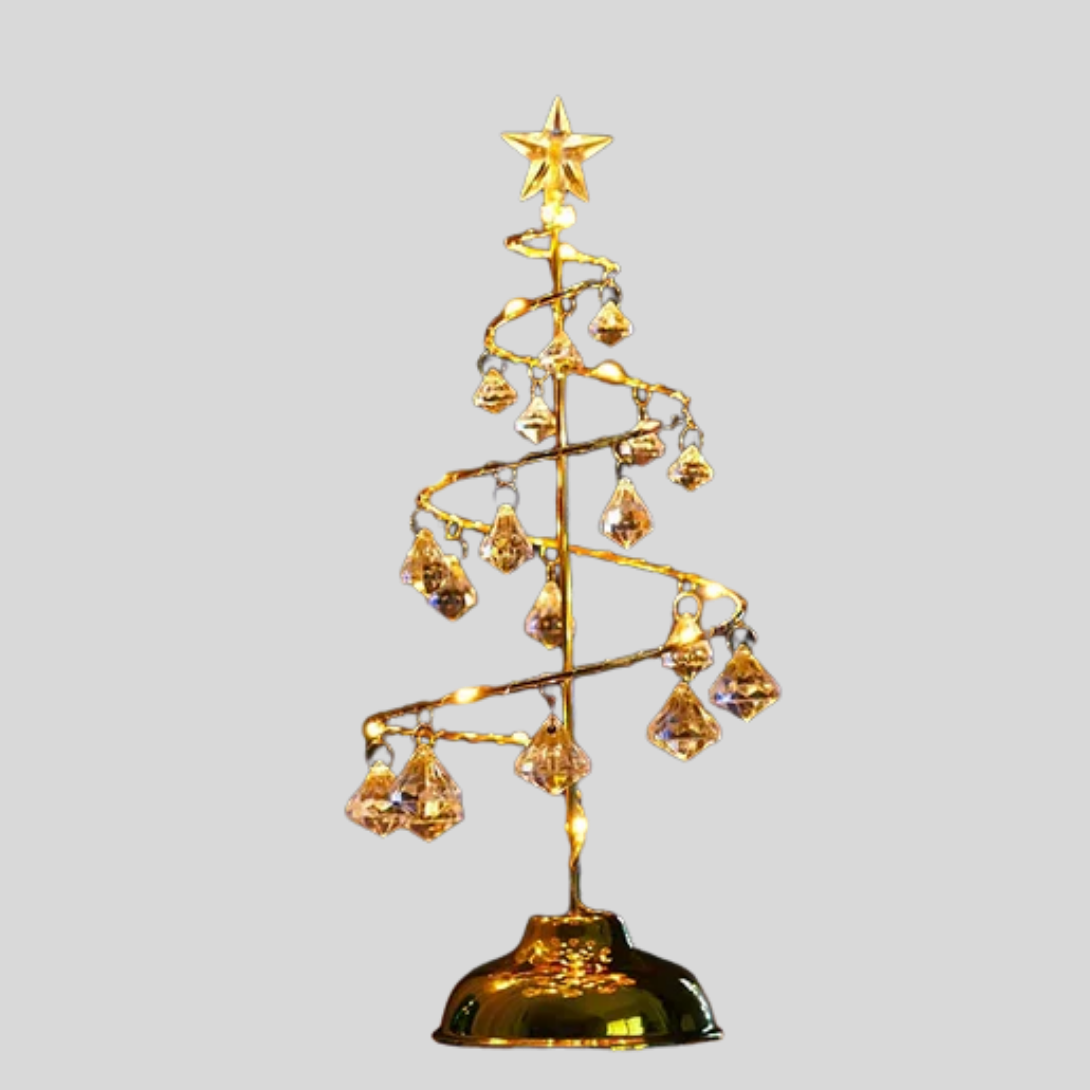 Lampe de Table LED Cristal Spiralé