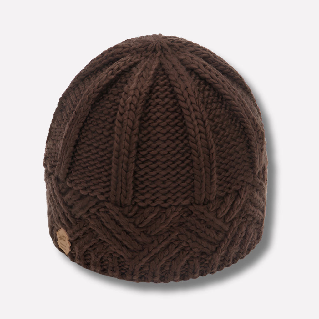 Bonnet en maille pour femme