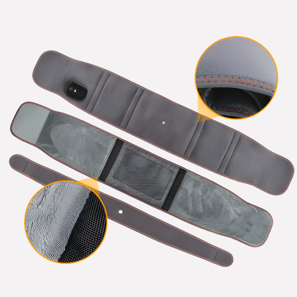 Ceinture de massage avec chaleur à lumière rouge