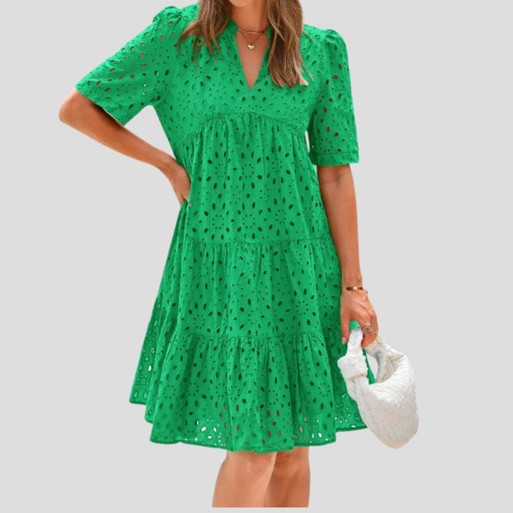 Robe d'été en crochet pour femme