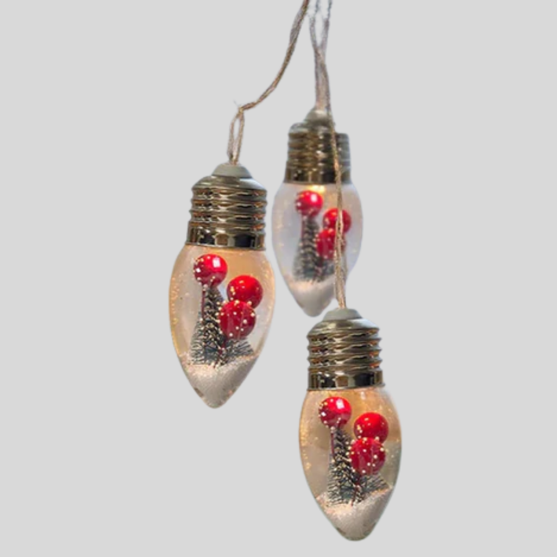 Guirlande de Lumières Boule à Neige