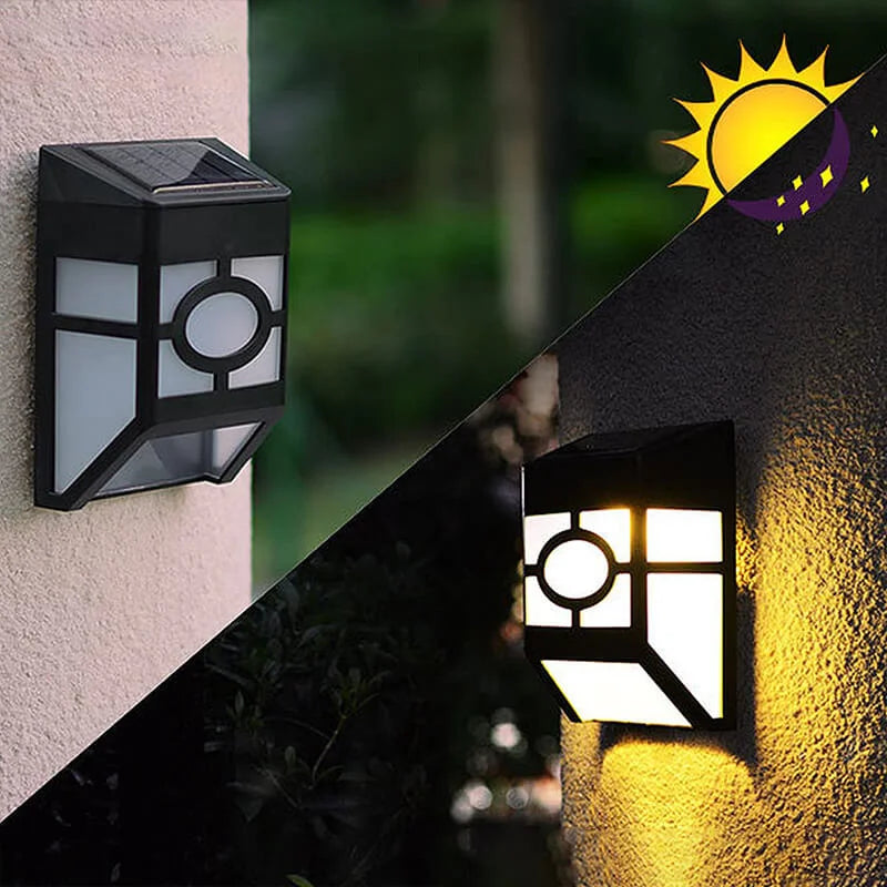 EcoBright - Applique Murale Solaire LED pour Éclairage Extérieur Pratique et Écologique