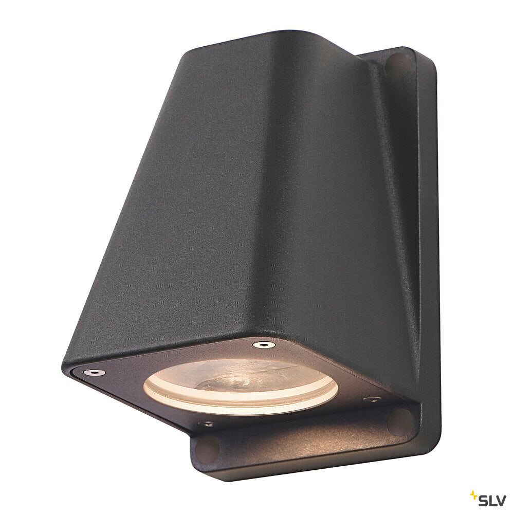 LumièrePure - Applique Murale Extérieure IP44, GU10, Anthracite, Max 50W