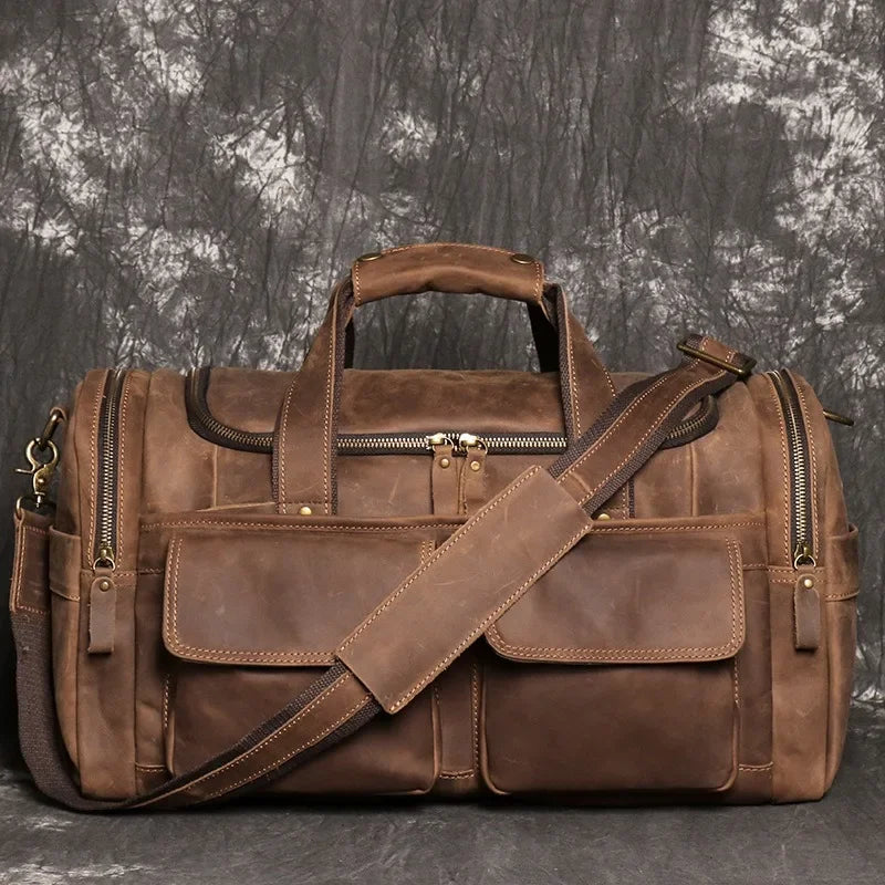 VoyageChic - Sac de Voyage Vintage avec Charme Intemporel