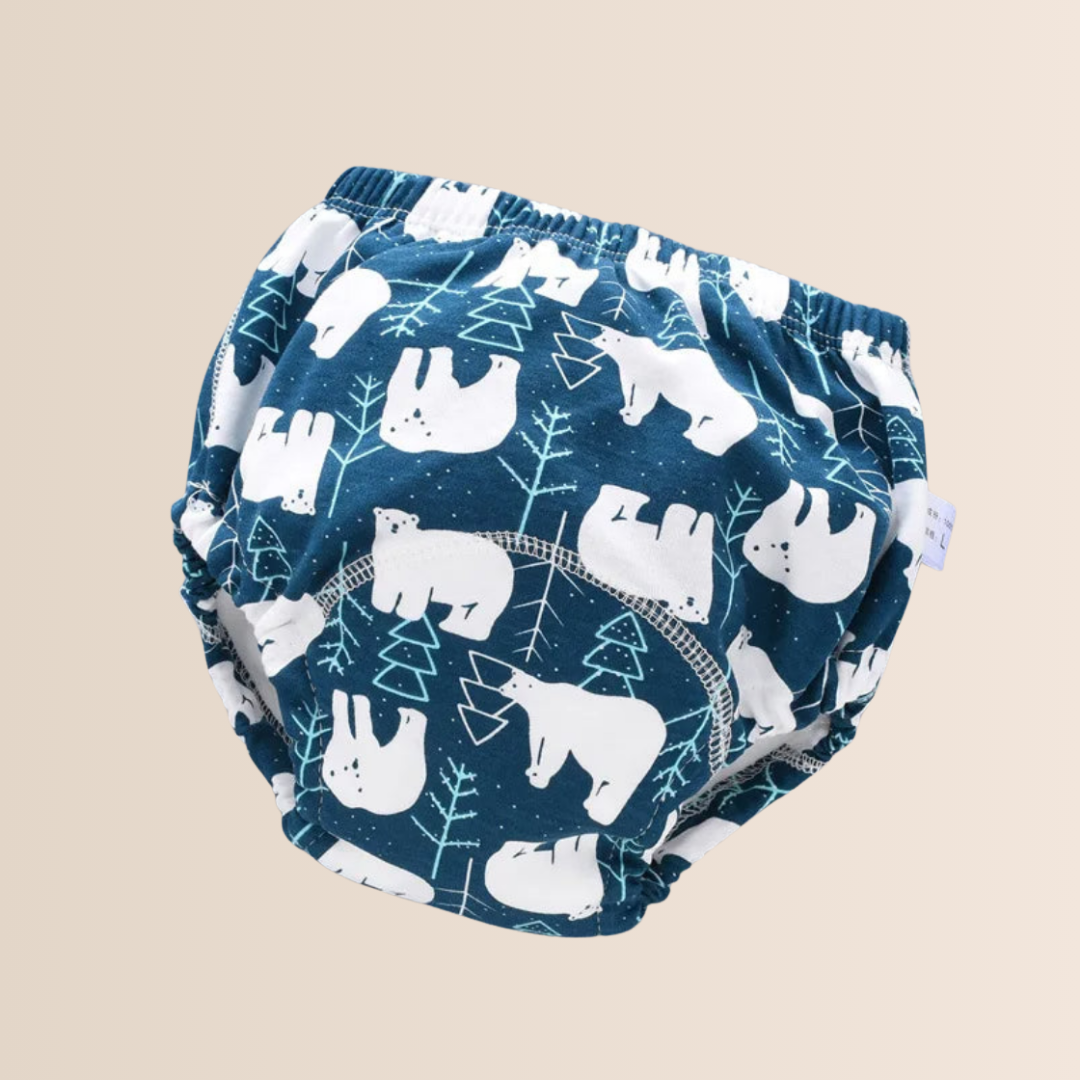 Culottes d'apprentissage réutilisables en coton 6 couches pour bébé