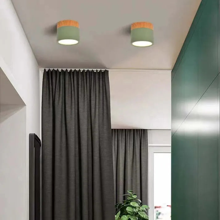 LumiZénith - Plafonnier LED Cylindrique pour Couloir Modern et Énergétiquement Efficace