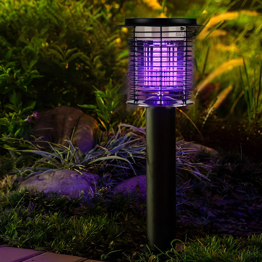 MosquitoShield - Lampe Anti-Moustiques LED Solaire & USB - Éclairage Étanche et Efficace