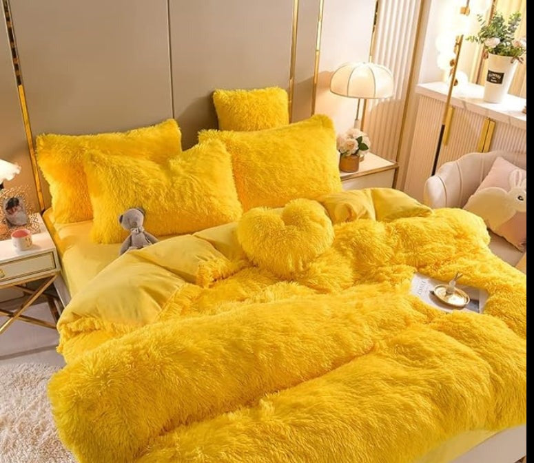 Set (5 pièces) Couvertures Hivernales en Molleton Microfibre Douce