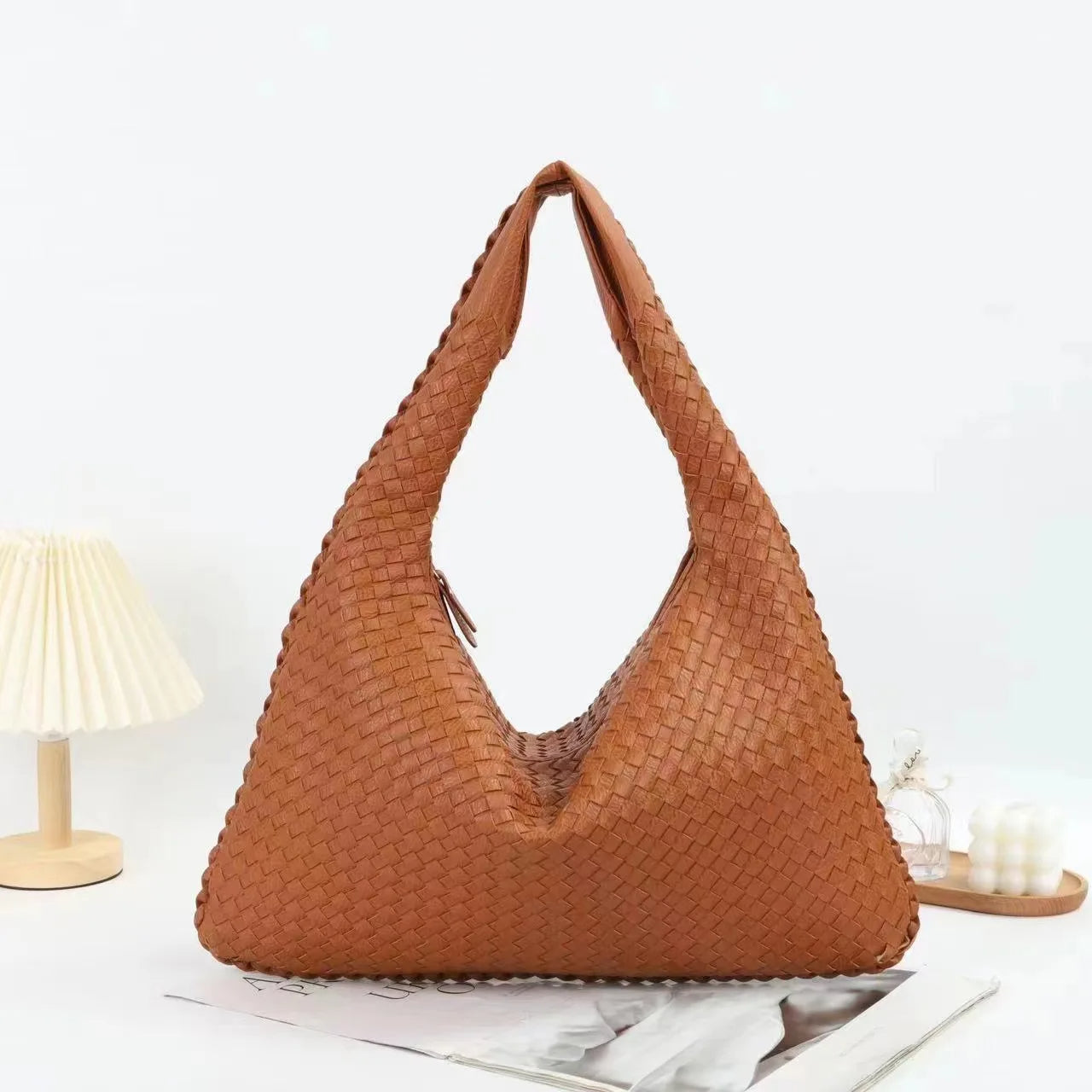 Sassy Bag - Sac à Main Tressé en Cuir Luxueux