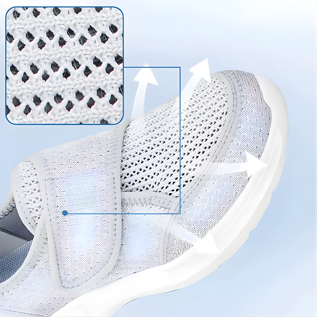 Chaussures de maintien pour femmes ayant les pieds gonflés