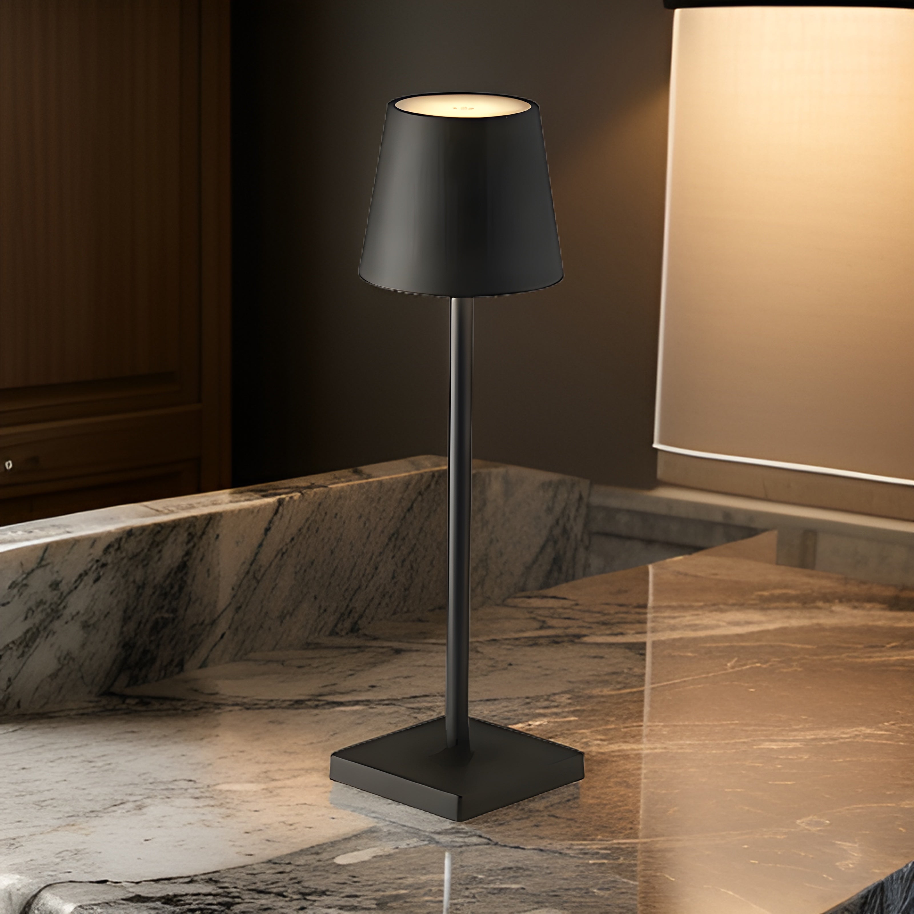 LumiFire - Lampe à Dimmable sans Fil pour Intérieur et Extérieur