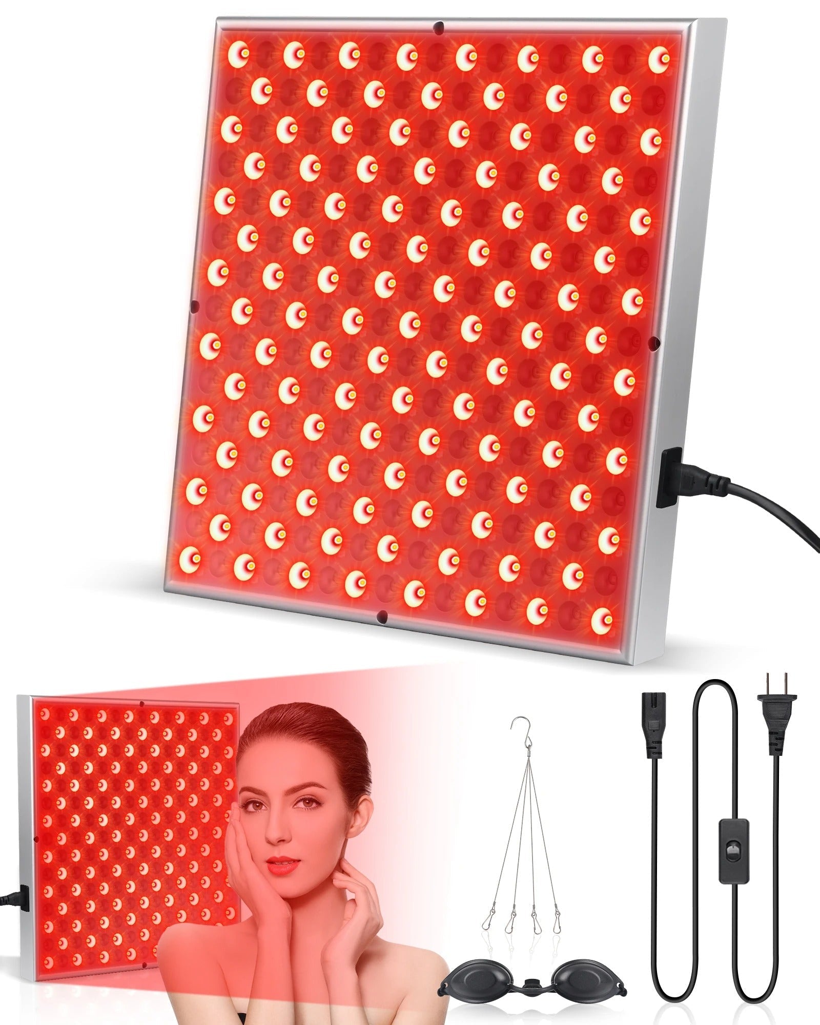 LuminoSkin - Panneau de Thérapie par Lumière Rouge pour une Peau Radieuse