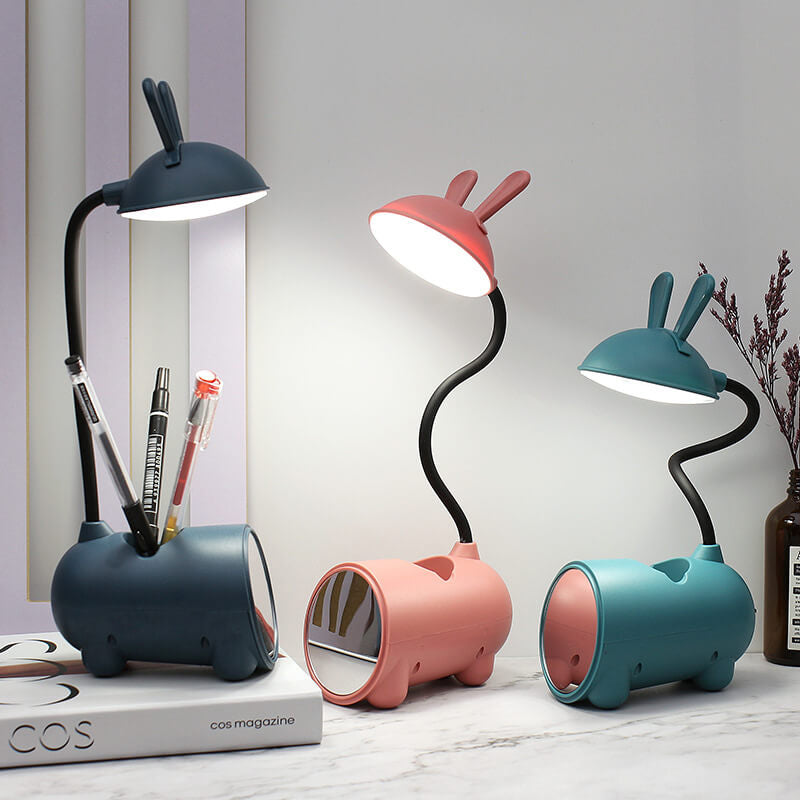 LumiStylish - Lampe de Bureau LED Tactile en Forme de Lapin pour Stylish Workspace