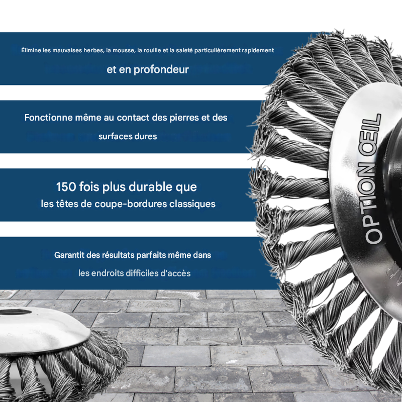 Coupe-bordures – Conception robuste pour le travail des bordures de jardin