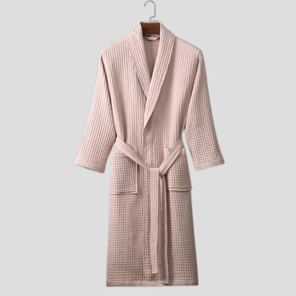 Peignoir en coton unisexe