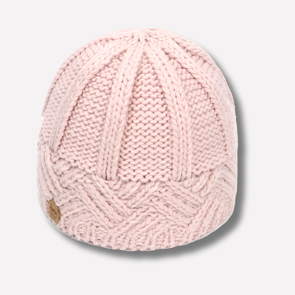 Bonnet en maille pour femme