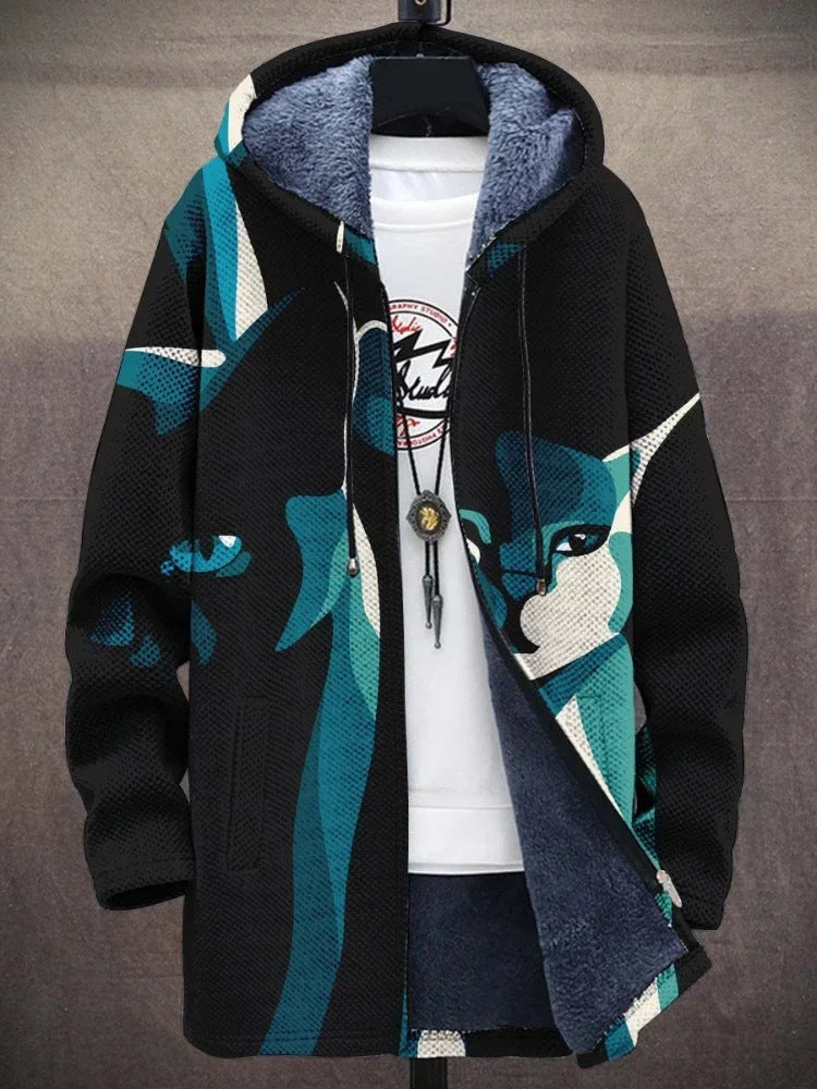 Gilet rétro colorblock pour hommes