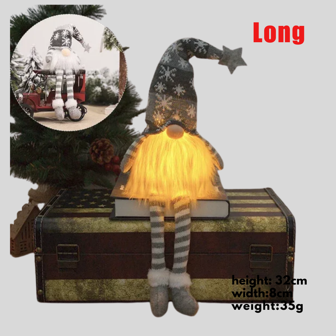 Ornements de Gnomes en Poupée Sans Visage LED