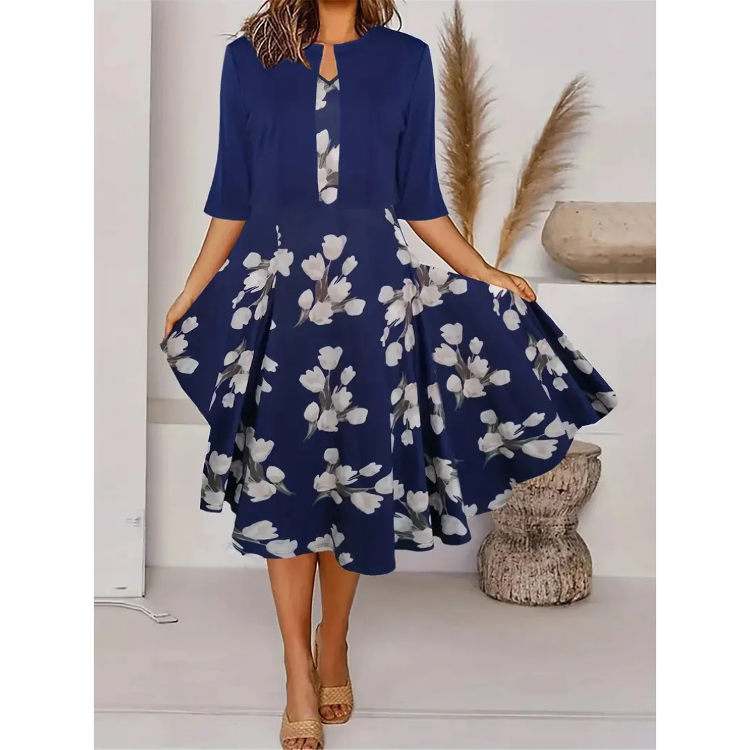 Robe Élégante à Imprimé Floral pour Femme