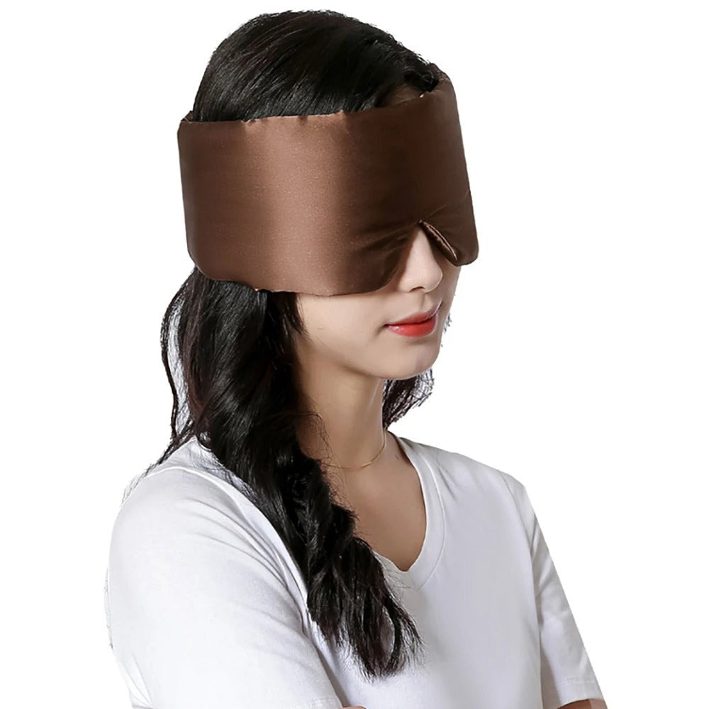 SnoozeLux - Masque de Nuit en Soie de Murier pour un Sommeil Réparateur