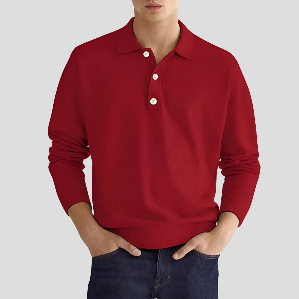 Polo en mélange de coton pour homme – Un style impeccable au quotidien