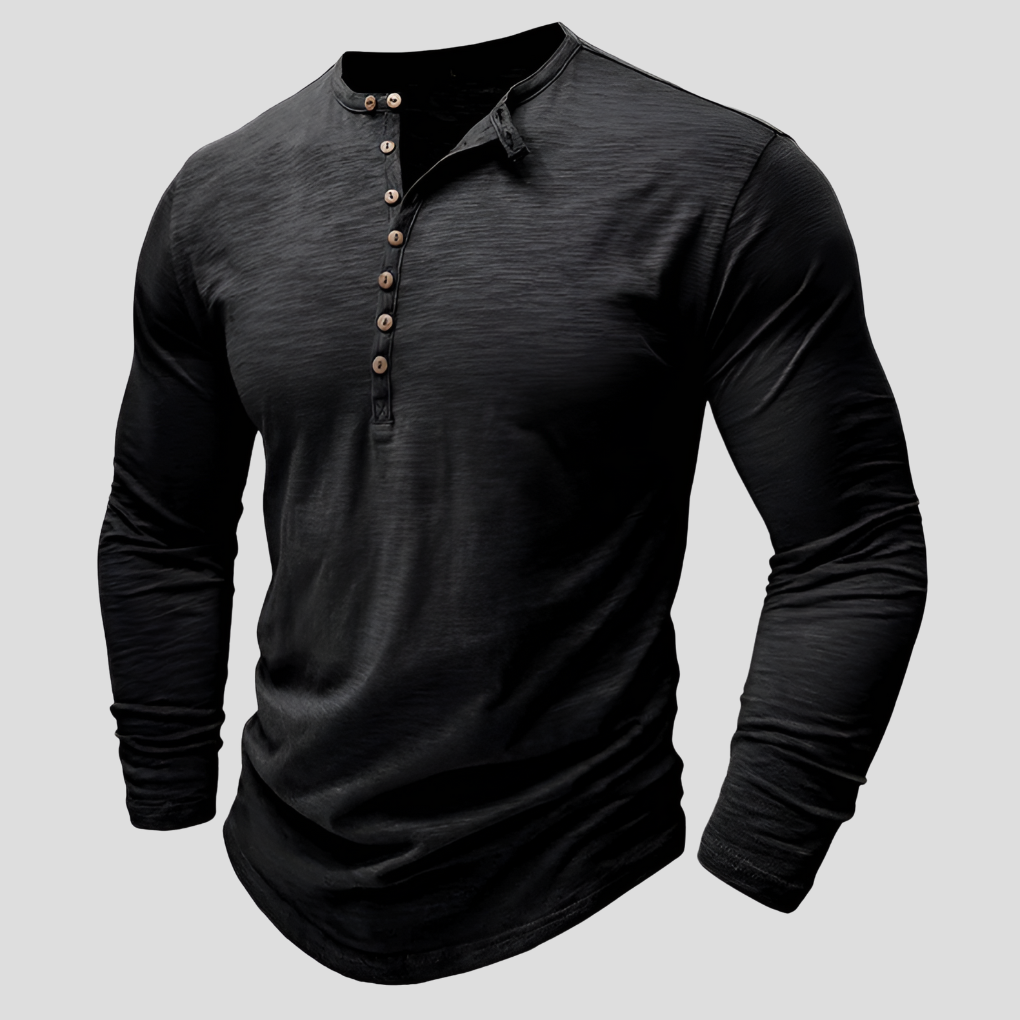 Chemise ample en mélange de coton pour homme
