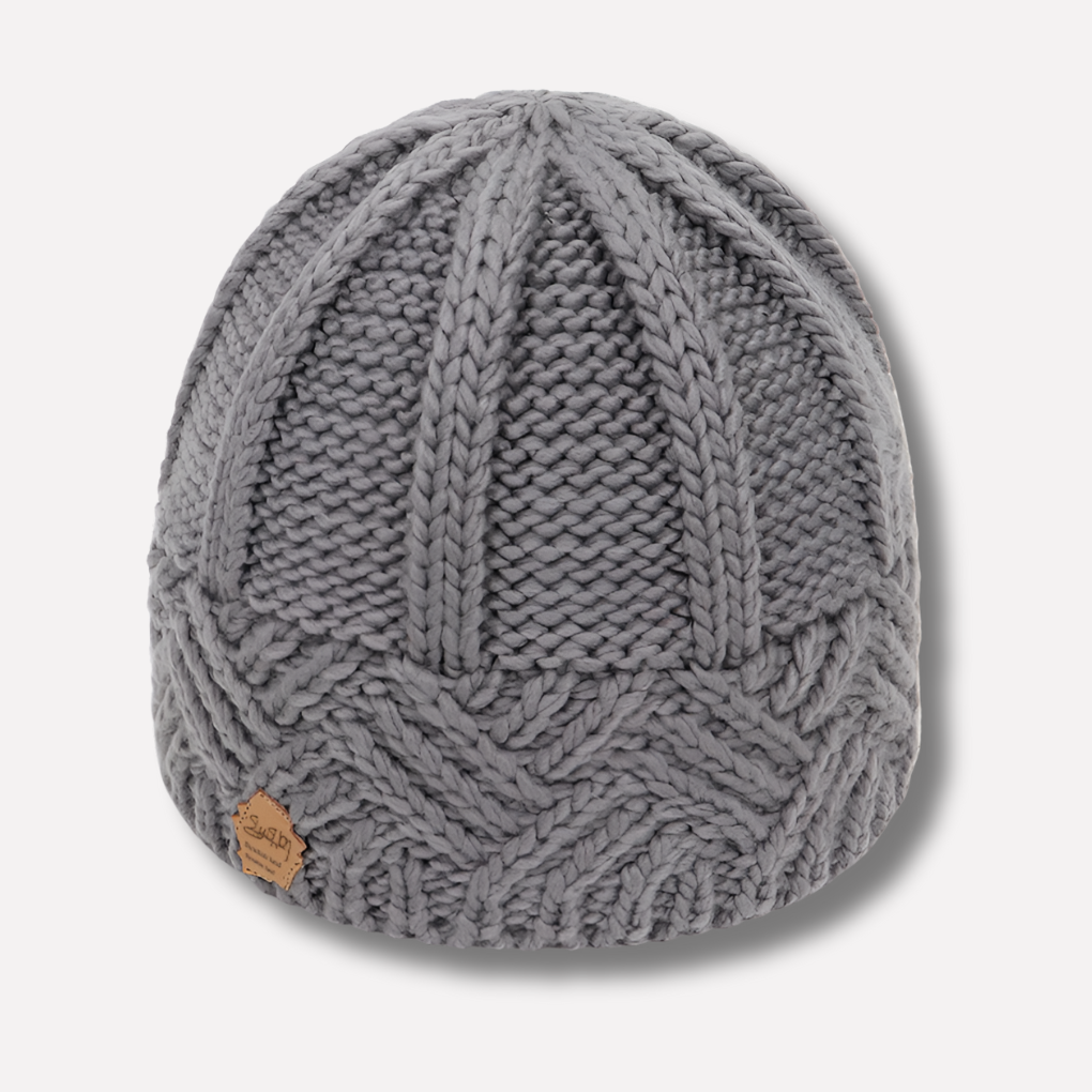 Bonnet en maille pour femme