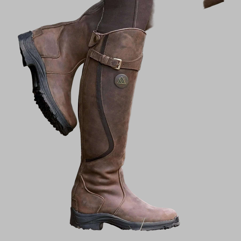 Bottes d'équitation d'hiver imperméables pour femmes